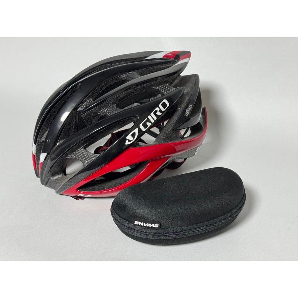 Used SWANS sunglasses & GIRO helmet 2-piece set