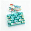 26 Keys Simulation Keyboard Fidget Spinner Stress Relief Toys Keychain Desktop Decoration Student Bag Ornament Toy Creative Gift