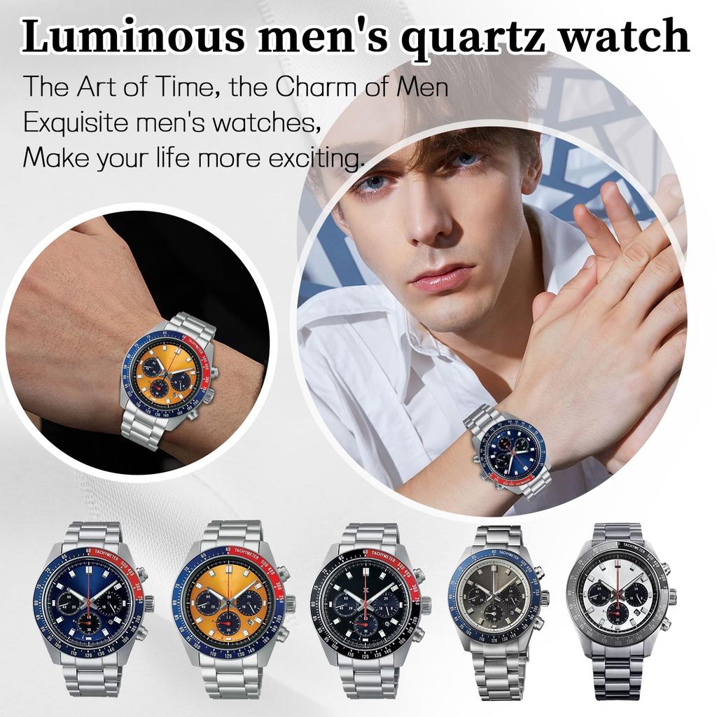 Exquisite Six-hand Full-function Men's Watch