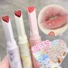 Florette Clear Lip Glaze Flower Love Jelly Mirror Rossetto Impermeabile Tazza antiaderente Rossetto Trasparente Trucco coreano Commercio all'ingrosso