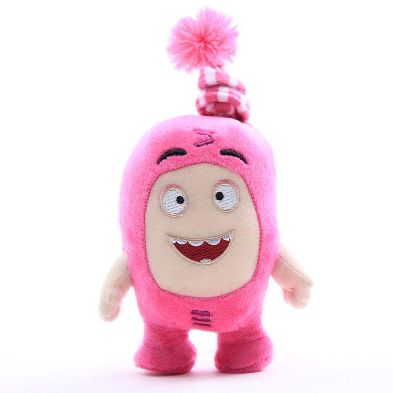 Oddbods 18cm Plush Soft Cuddly Toy Newt Bubbles Pogo Zee Jeff Fuse Slick Plush
