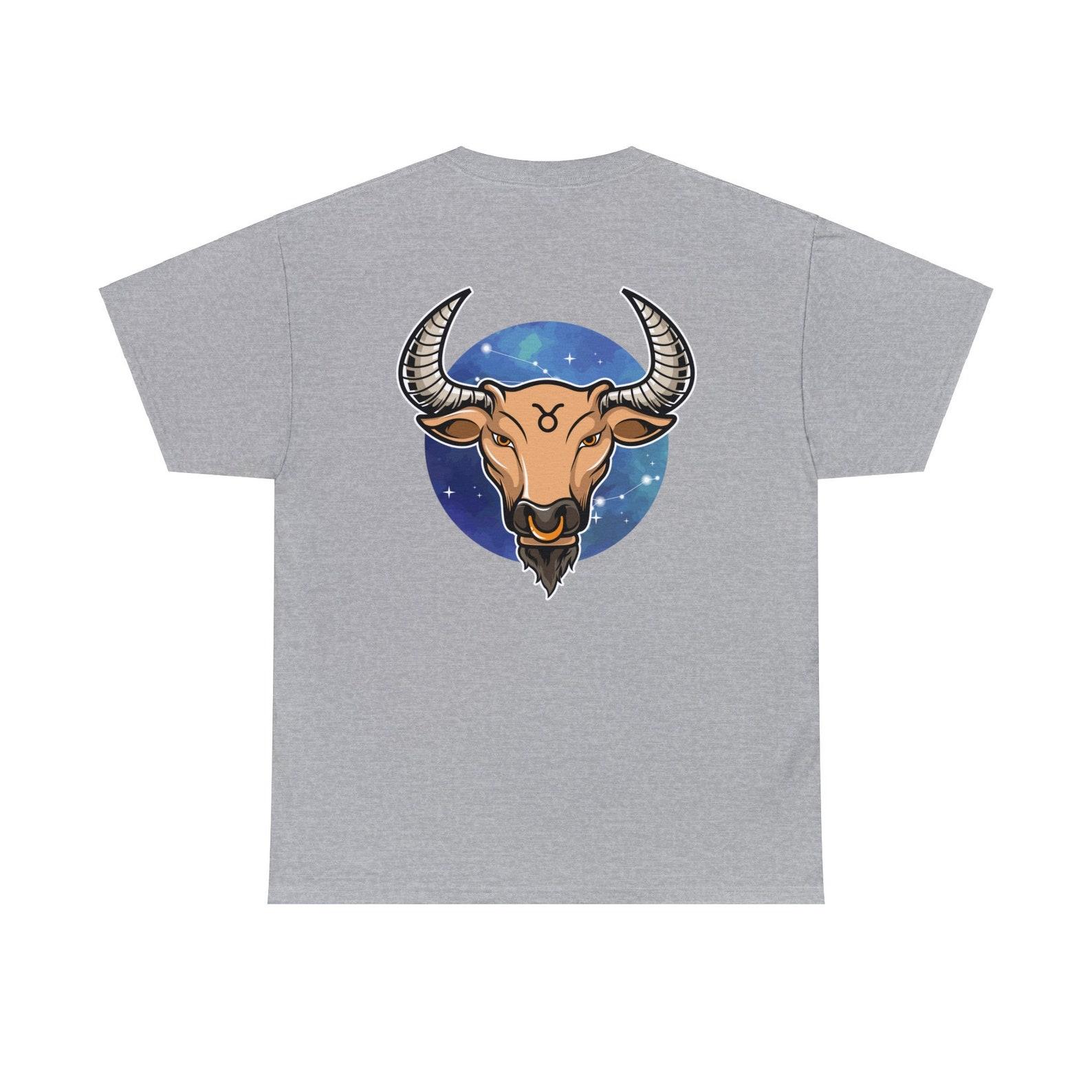 Taurus Zodiac Sign T-shirt: Horoscope Bull Graphic Tee 2XL