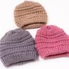 European & American Kids' Knitted Baby Wool Hat – Warm, Candy-Colored for Autumn & Winter