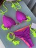 Swimwear Beach Vacation Outfits Thong Bikini Set Swimsuits Sexy Girl Bikinis Triangle Bandage Female Clothing Beachwear 2025