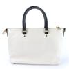 Used COACH Handbag F73715 leather white beige 2WAY