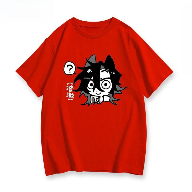 The Mysterious Master Leonards Surrounding Kleinke Meow Meow Style Cosplay Shortsleeved Tshirt for Men Suitable Summer