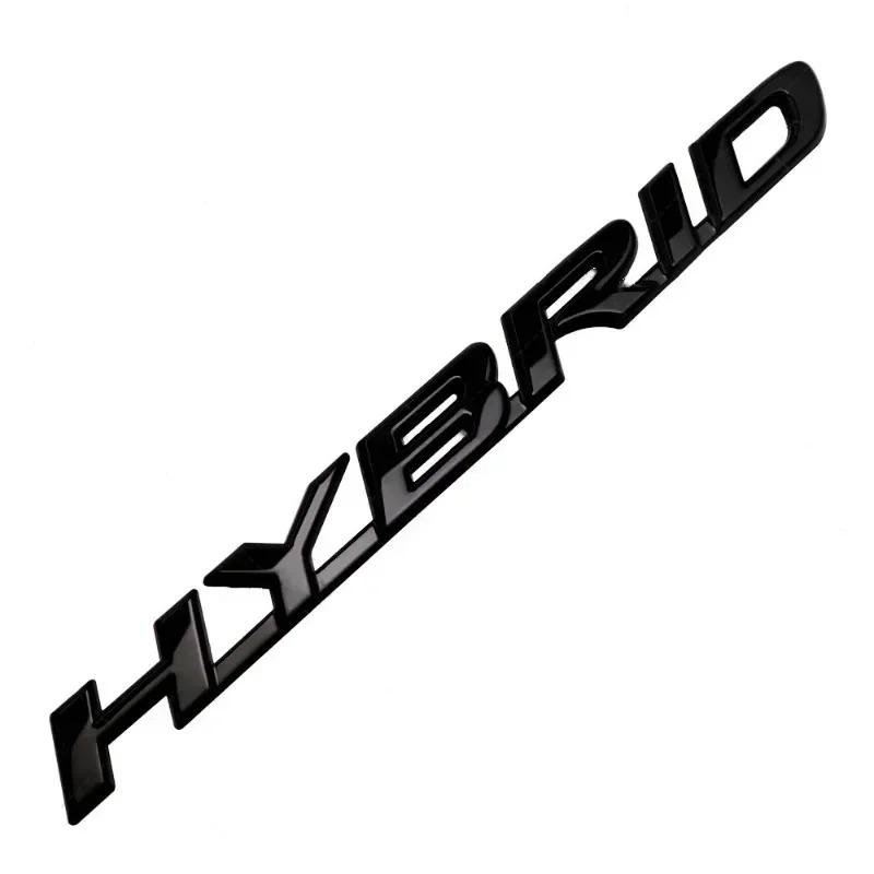 AAPB1 3D Metal HYBRID Logo Rear Trunk Fender Door Emblem Badge Car Sticker Decals for Lexus RX350 NX200 ES300 IS300 LX470 LX570