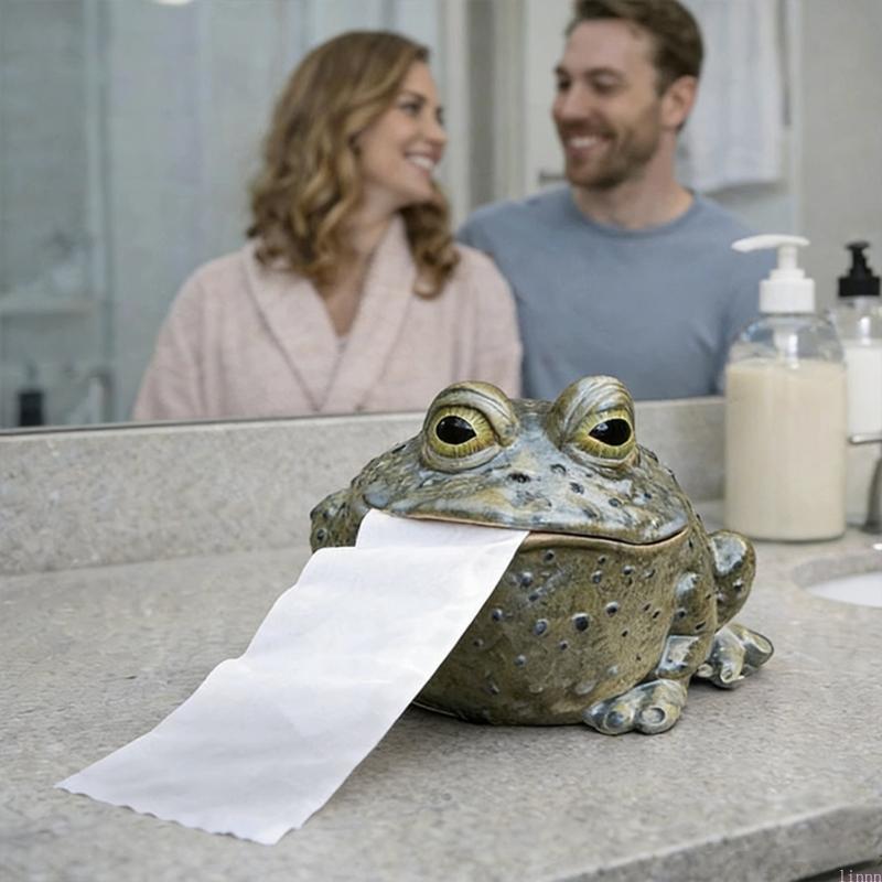 

Artistic Resin Frogs Tissue Box Case Adds Charm To Your Living Room CN