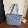 Large Capacity Shoulder Bag Student Class Handbag Women Commuter Tote Bag