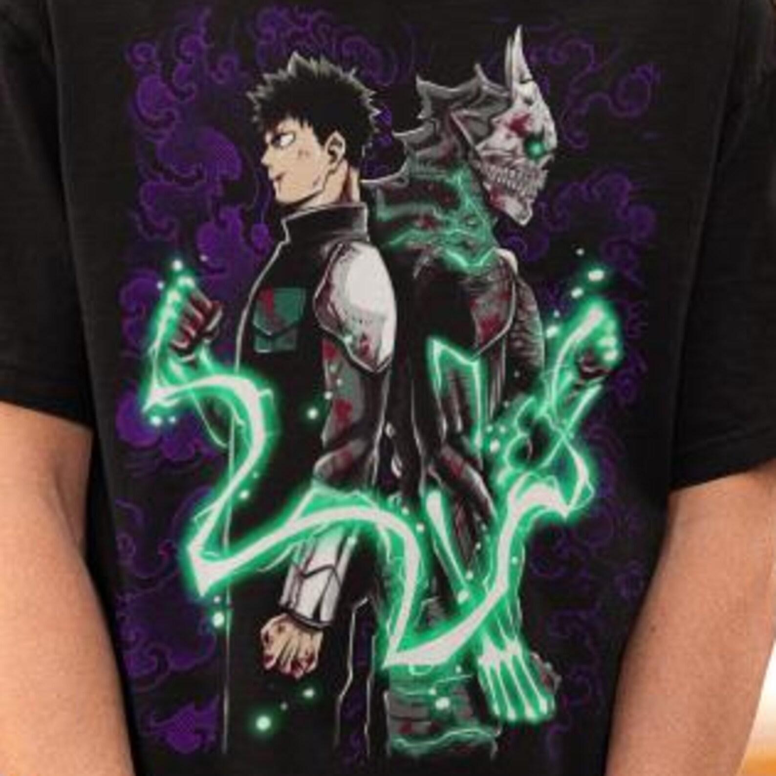 KaijuT-shirt Anime Manga Shirt Unisex Heavy Cotton Tee, Japanese Tee, Anime Gift, Anime Lovers Shirt, Graphic Anime Tee L