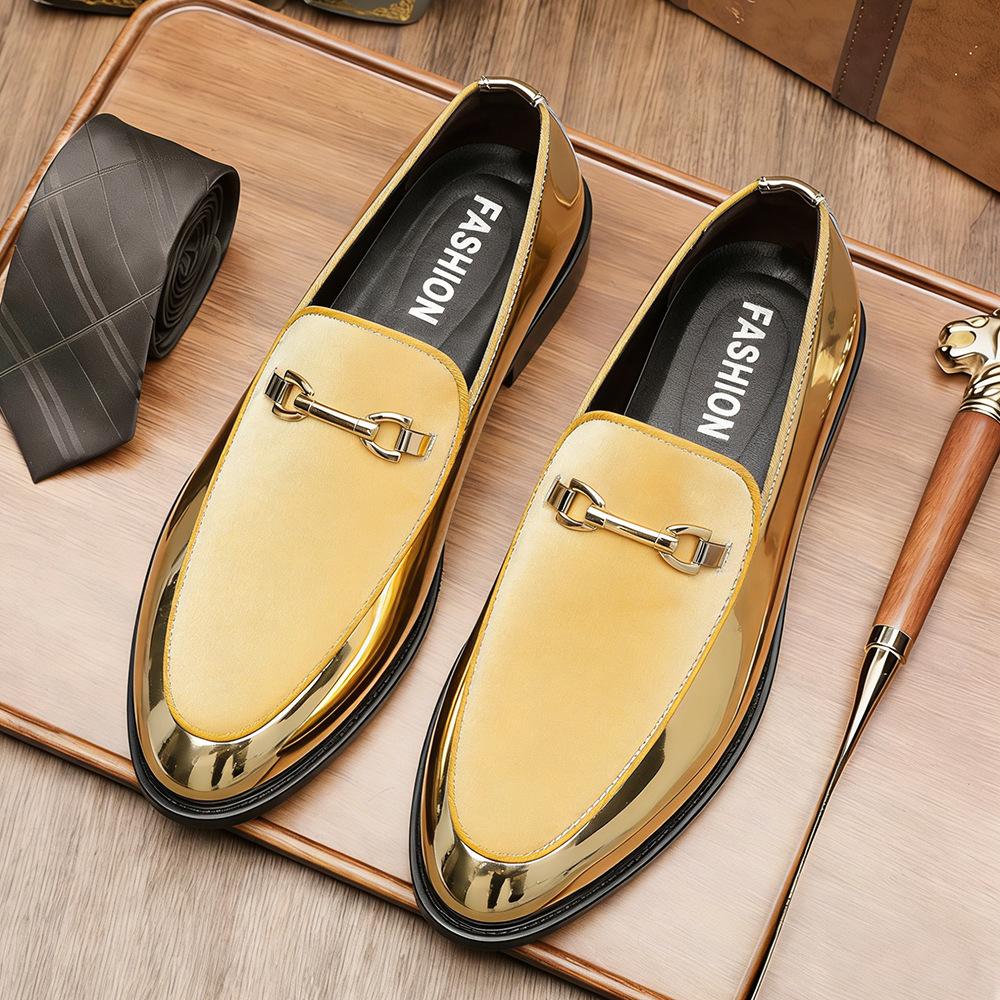 Herren Klassische Vintage Slipper Bequeme Leder Niedrige Business Casual Schuhe Hochzeitsschuhe Für Männer Luxusschuhe