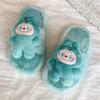 Warm Slippers Cute Little Animals Children's Casual Slippers 2025 Winter New Style Fashionable Cartoon Cotton Slippers for Girls