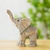 Hand-Carved Wooden Animal Statue Animals Figures Portable Animal Crafts Home Decoration for Table Bookshelf Fireplace Decor