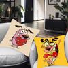 Courage The Cowardly Dog Pillow Cover For Bedroom Room And Living Room Sofa Decorative Cushion Cover