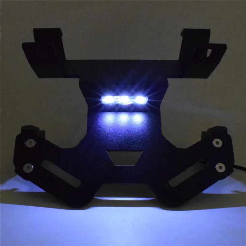 Motorbike  License Plate Holder Frame with LED Light For Honda CB125R CB150R CB300R CB 125R 150R 300R 2018 2019 2020 2025 2025