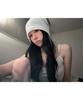 ZIZEMUSEUM Long String Mesh Beanie (White)