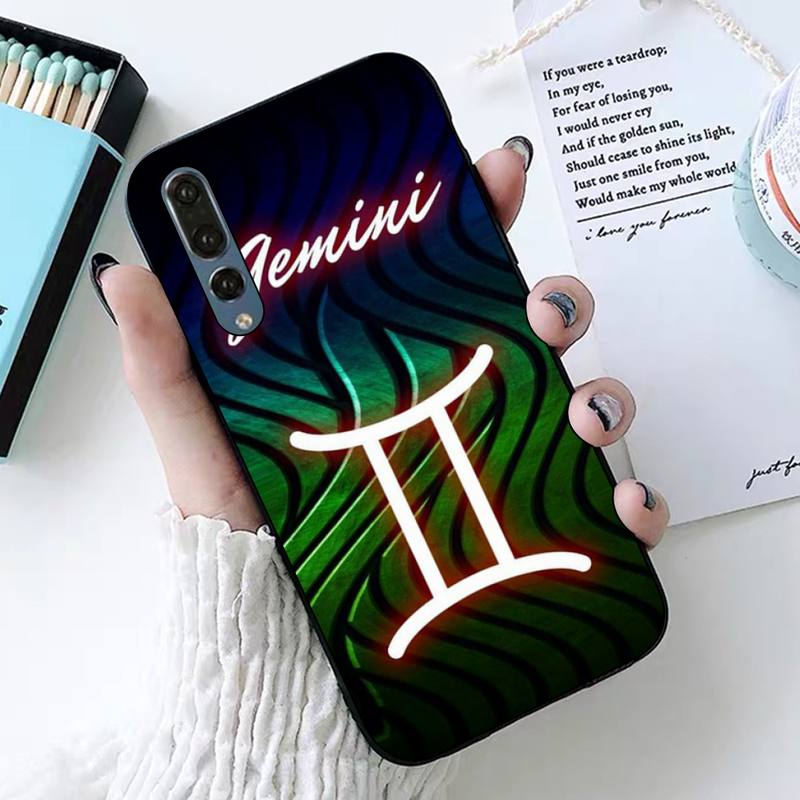 Constellation Gemini Phone Case for Huawei Honor 10 I 8X C 5A 20 9 10 30 Lite Pro Voew 10 20 V30