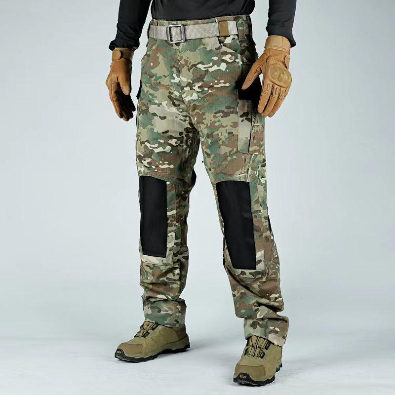 2022 Men's Wear-Resistant Striker Plaid Tactical Work Pants - 65/35 Blend