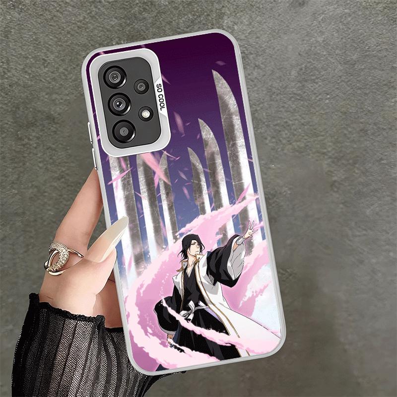 Bleach Kuchiki Byakuya Soft Phone Case for Samsung A17 A16 A15 A14 A13 A57 A56 A55 A54 A53 A37 A36 A35 A34 A33 A26 A25 A24 A23 A