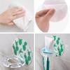 1PC No Punch Toothbrush Toothpaste Organizer Multifunctional Wall Mounted Toothbrush Holder Bathroom Accessories