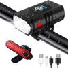 Bicycles Light Adjustable Rechargeable Waterproof Warning Road Bike Front Lamp Cycling Security Removable Equipment