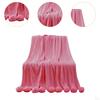 Decorative Blanket Tissue with A Gentle Welcoming Ball 39.37 Inx41.34 Inches for Women