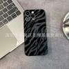 Black stripes for iPhone15 mobile phone case 14PROMAX all-inclusive 13 anti-drop 16/15 protective case 17