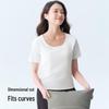 Yi Er Shuang Women's Padded Short-Sleeve Cotton T-Shirt