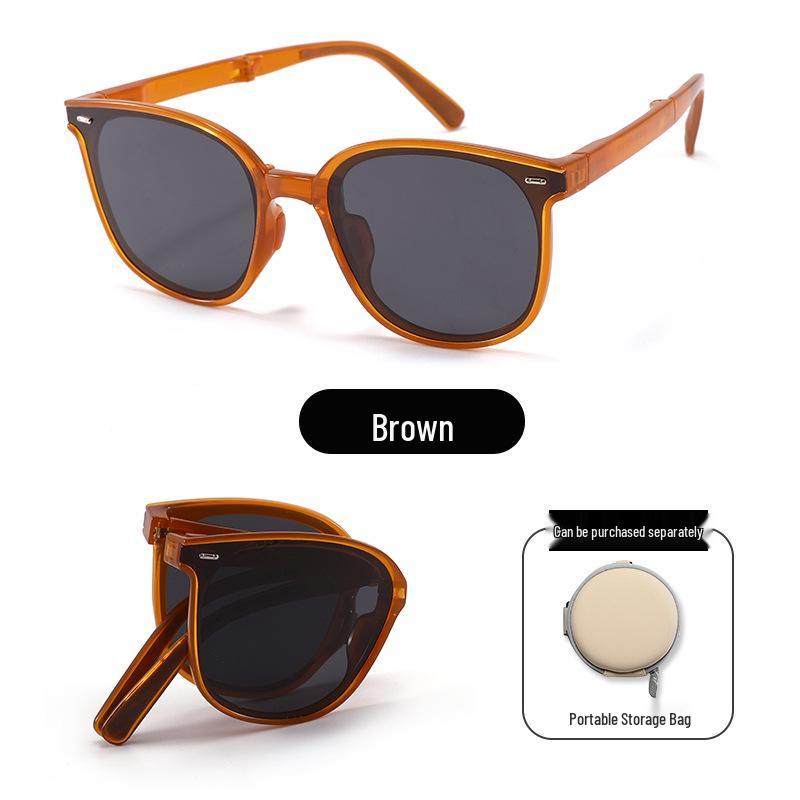 UV Protection Foldable Women's Sunglasses - Lightweight, Fashionable & Compact for Summer