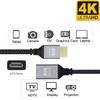 15CM Video Cord 4K 60Hz HDMI-Compatible Male To Female Cable Adapter Converter 18 Gbps Nylon Braid for HDTV PS4