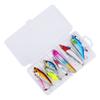 11Pcs Fishing Artificial Baits Colorful Plastic Lifelike Lures Swimbait Fishing Accessory
