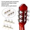 2Pcs/Set Metal Machine Head Tuners Keys Semi-closed Guitar String Tuning Pegs Stringed Instruments