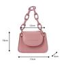 2026 4 Colors sale Korean Mini Jelly Bags, New Acrylic Chain Crossbody Bags, Versatile and Popular Hand-held Women's Bags