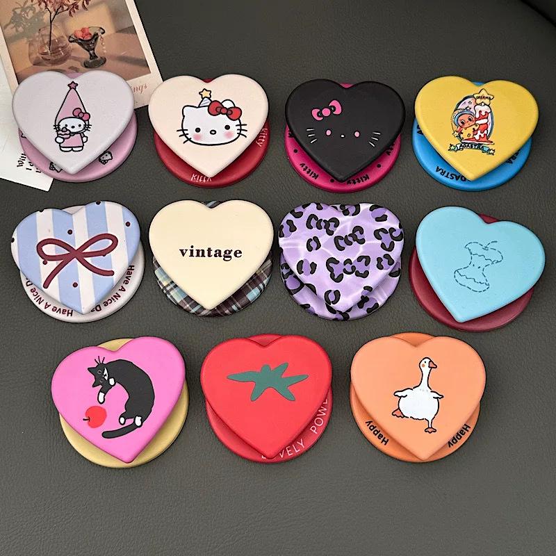 Filin Love Cute Cartoon Magsafe-Compatible Retractable Foldable Magnetic Phone Holder with Strong Air Cushion for Women