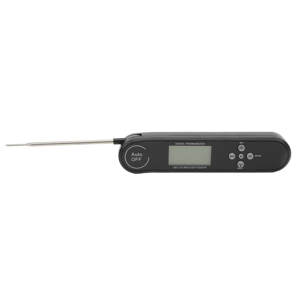 Digital Multifunction Food Thermometer Folding 180 degrees  Rotation Probe 22 Fahrenheit 572 Fahrenheit  30 celsius 300 celsius  for Barbecue Meat