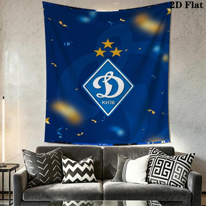 FC Dynamo Moscow Wall Tapestry Aesthetic Wall Hanging Printed Fabric Blanket Decorative Tapestries for Bedroom Living Room Home Decor