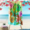 Colorful tropical charm Print beach towel, quick drying, suitable for travel, outdoor sports, jogging, the beach and swimming, gift