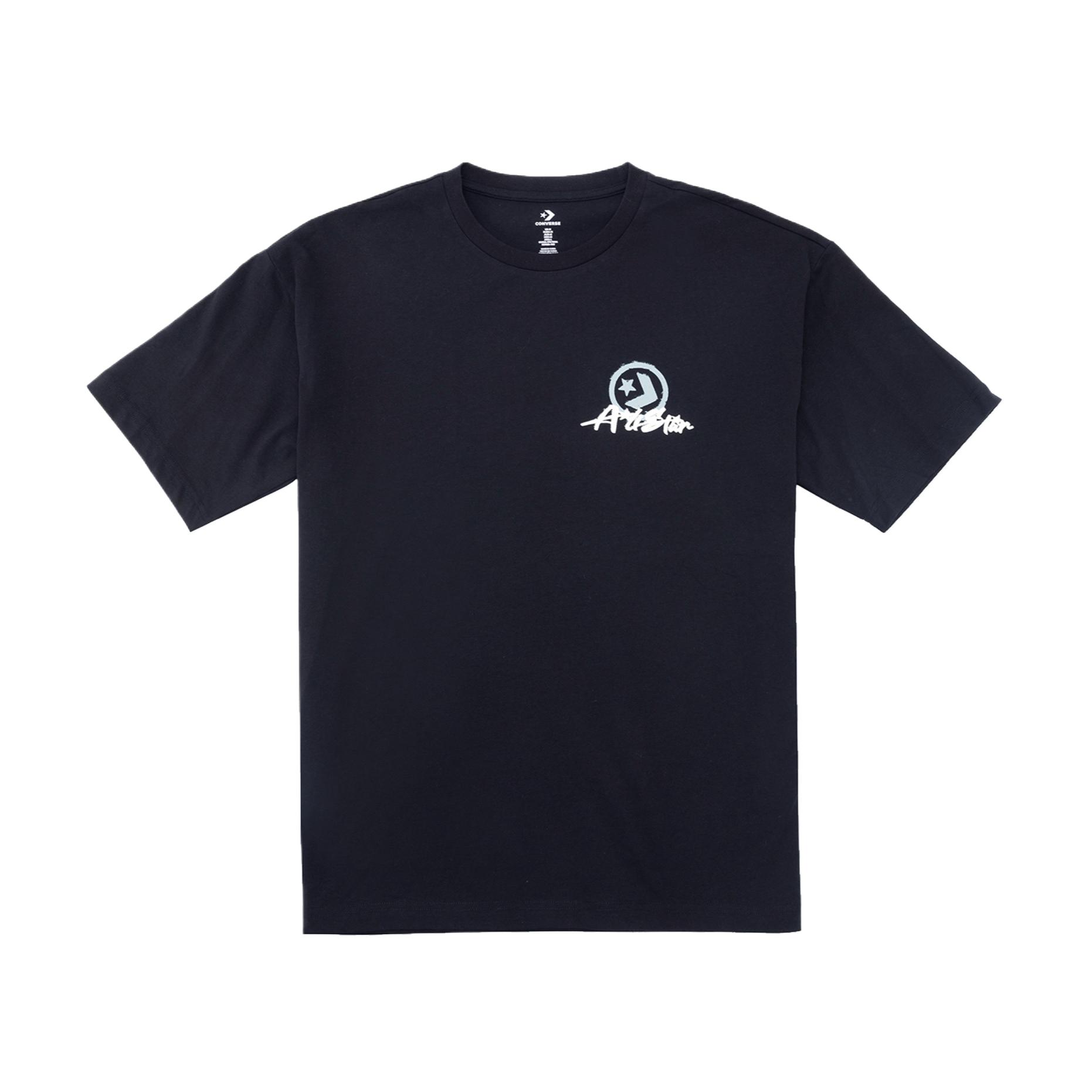 Футболки Converse Унисекс Разноцветные Total Eclipse С круглым вырезом UCJ419-GHM L