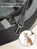 Breathable Mesh Crossbody Pet Backpack for Small Dogs & Cats