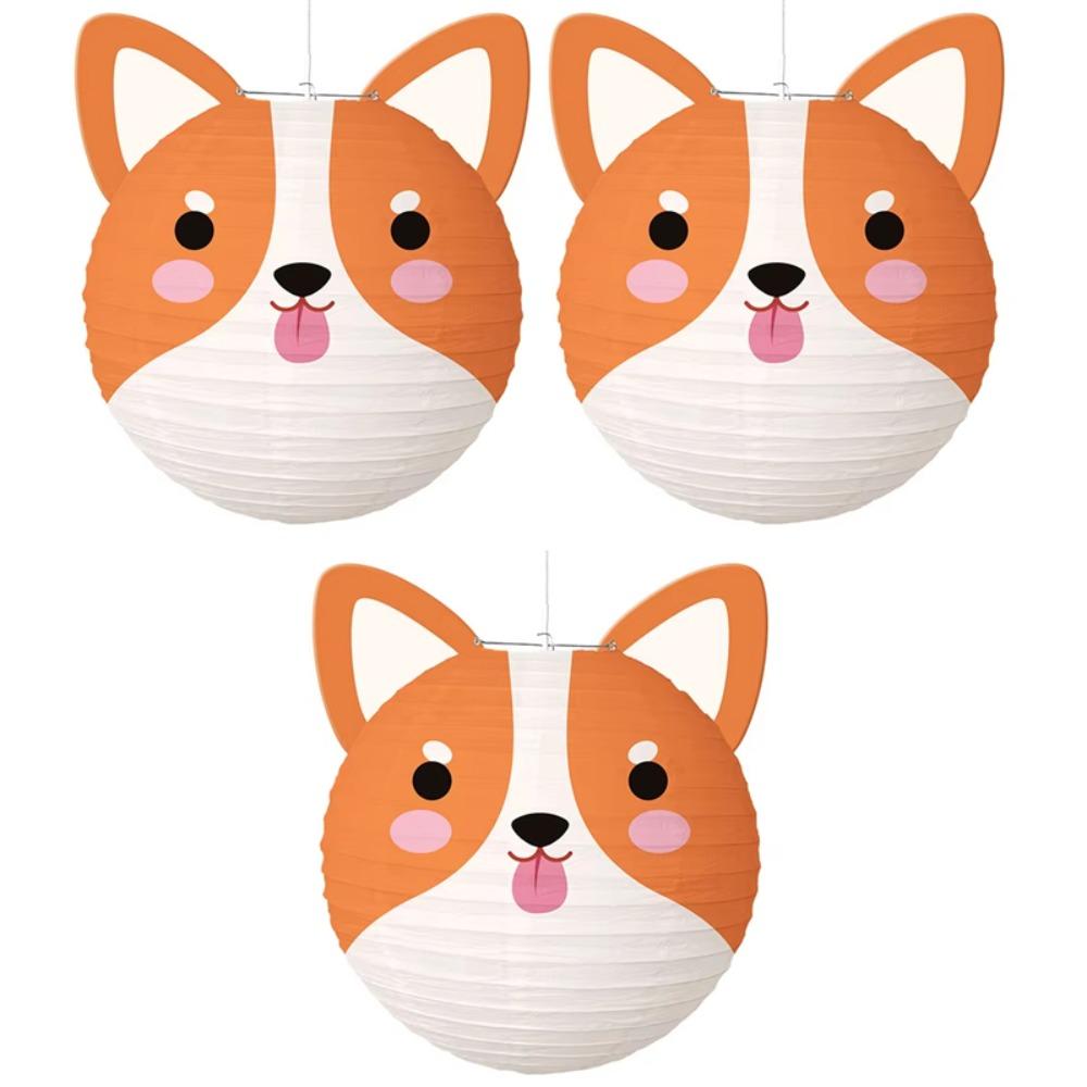3Pcs Foldable Animal Birthday Lantern DIY Children Festival Lantern  Kindergarten
