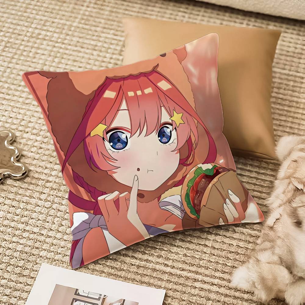 N-Nakano Itsuki Pillow Case Sofa And Living Room Decorative Cushion Covers Dust-proof And Mite-proof Invisible Zipper