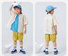 Mini Balabala Boys' Shirt Breathable Soft Casual Cute Collar Short Sleeve Top