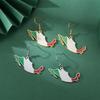  Drip Oil Mexico Map Earrings For Women Stainless Steel Gold Silver Color Charm Fashion Mexican Flag Earring Jewelry Gift