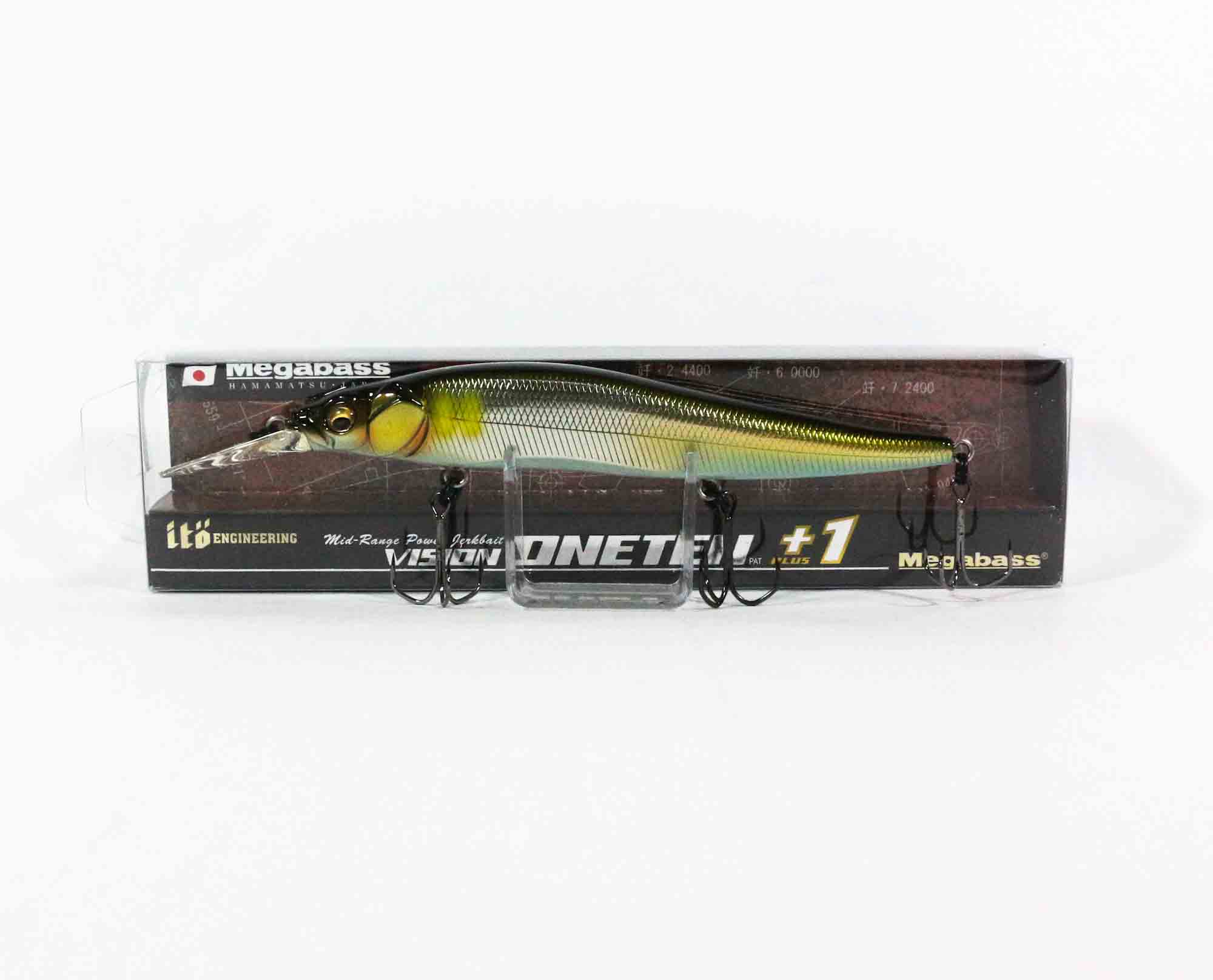 

Megabass Vision 110 Oneten Подвесная приманка длиной 1 фут Takumi Seochi Ayu (3412)