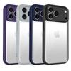 Für iPhone 17 Pro Max Hülle iPhone 17 Pro Handyhülle iPhone17 Cover Polster Stoßfest Silikon Stoßstange Klare Matte Rückseite Hart