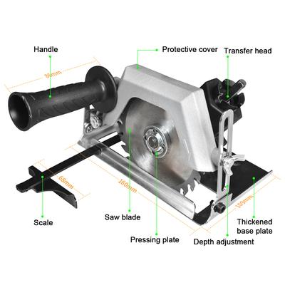 Sliding Miter Saw Power Saw Electric Circular Saws 2 In 1 Modified Accessories Set Electric Drill Modified Tool