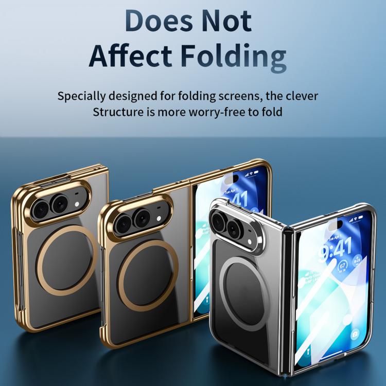 Clear Plated Magnetic Integrated Film Phone Case