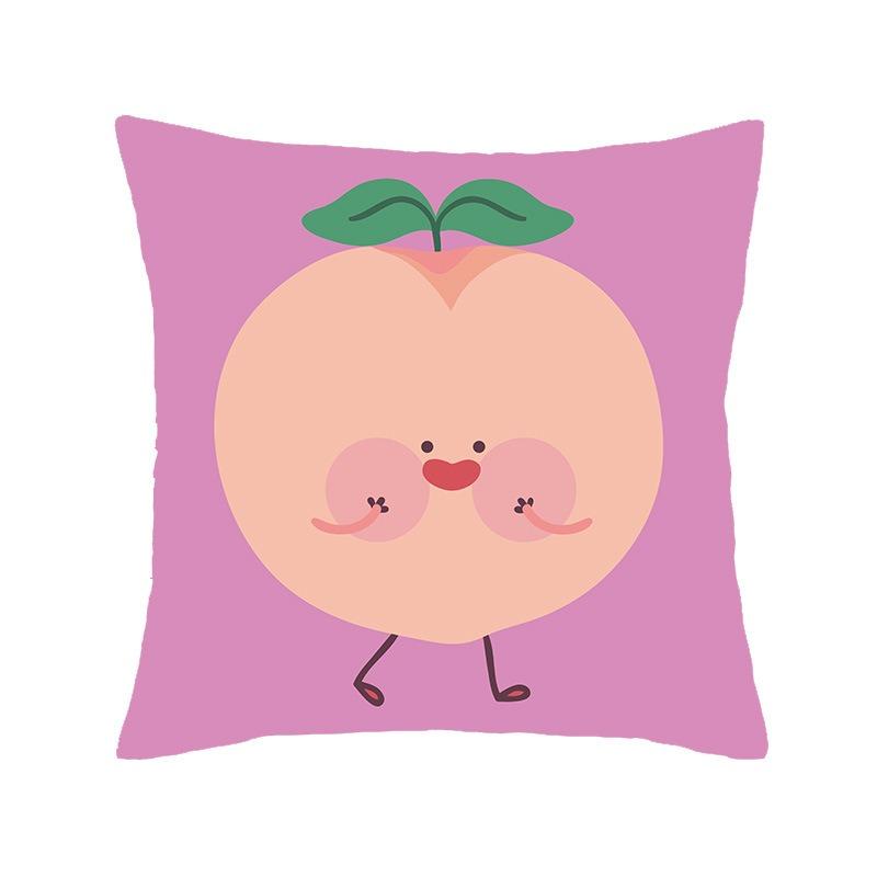 Juste de coussin de luxe avec imprimé animal de dessin animé, petit tigre mignon, taie d'oreiller, décoration d'intérieur, bureau, canapé, voiture