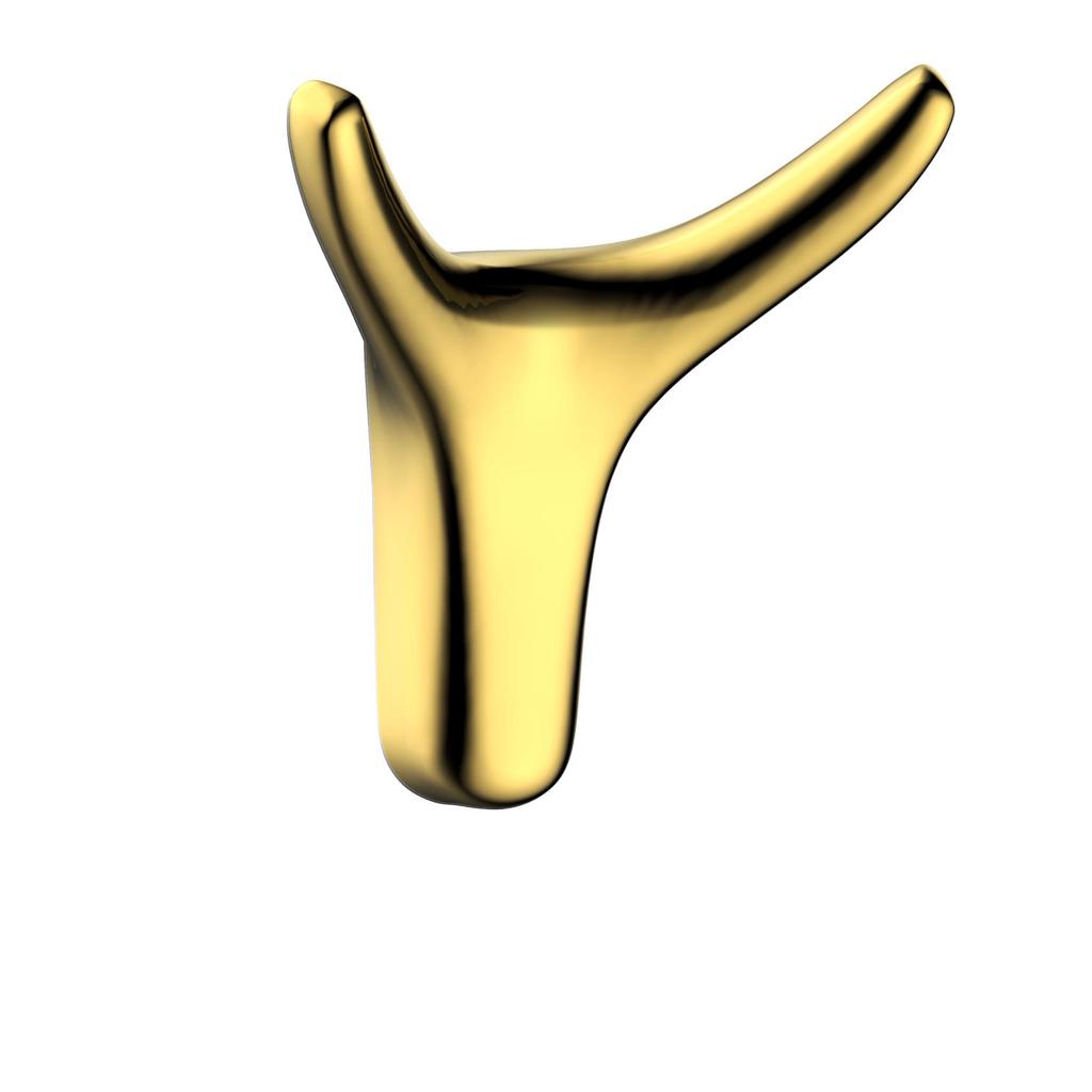 Zinc Alloy Wall-Mounted Hook for Clothing and Hats - Universal Bathroom/Hotel Use