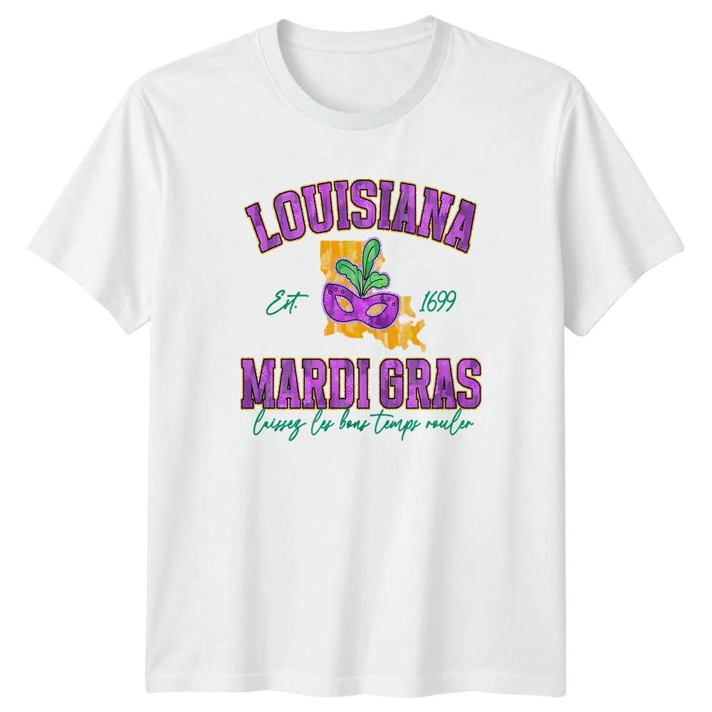 Louisiana Mardi Gras Laissez Les Bons TShirt State Pride Celebration S